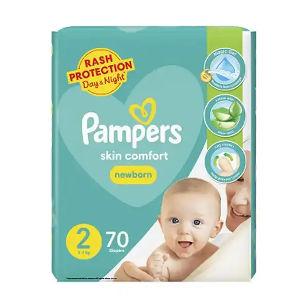 Pampers Dry Diapers Mega Pack Small Size 2 70pcs